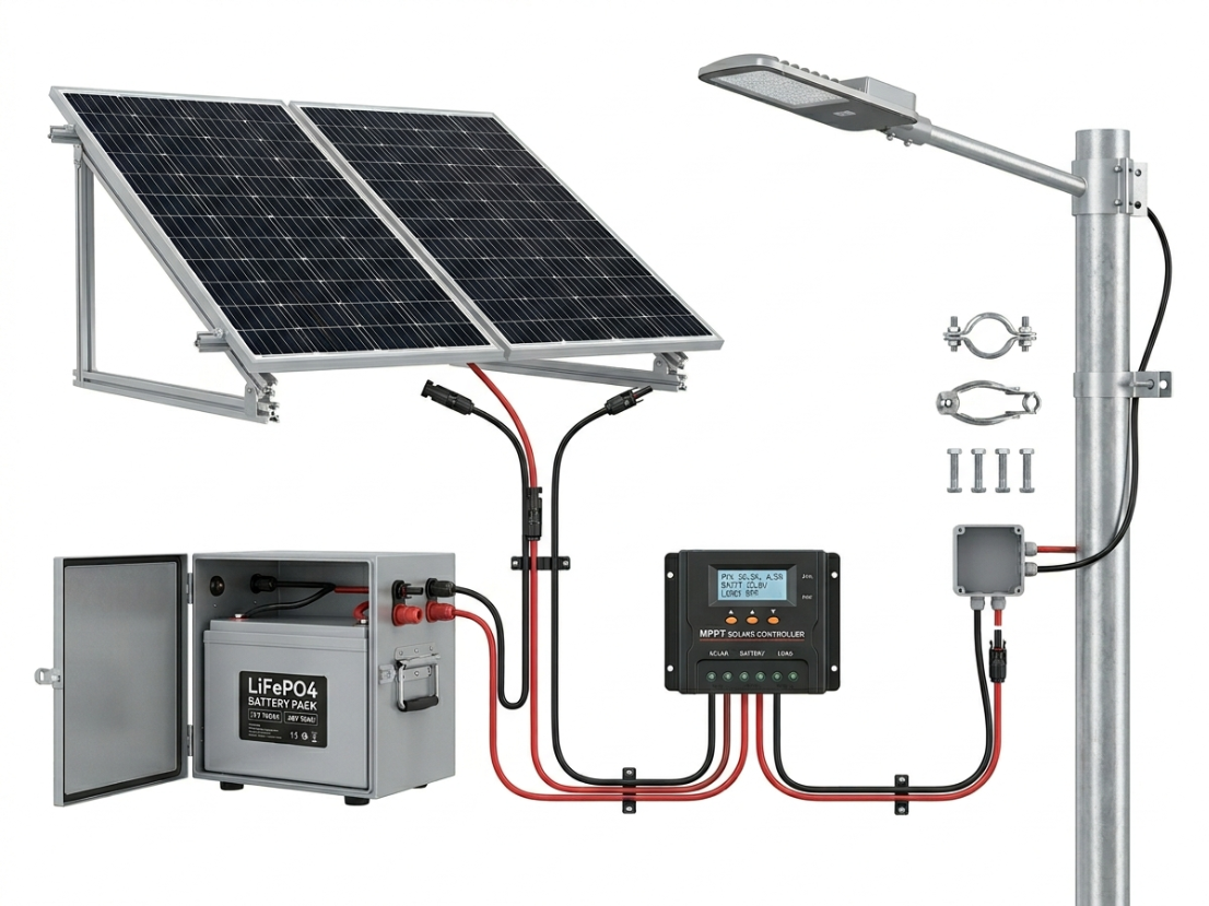 Solar Street Light Power System